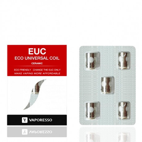 Pack de 5 résistances Ceramic EUC SS316 Estoc-Target Pro-ORC 0.3ohm Vaporesso