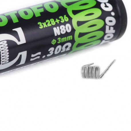 Pack de 10 Coils Alien Ni80 (26x3+36) Wotofo