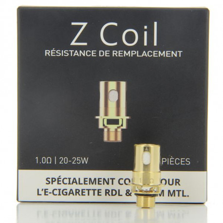 Pack de 5 résistances DTL R 1.0ohm Zenith-Zlide Innokin