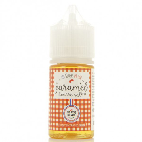 Caramel Beurre Salé Concentré Le Coq Qui Vape Premium 30ml