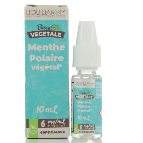 Menthe Polaire Base Végétale By Liquidarom 10ml