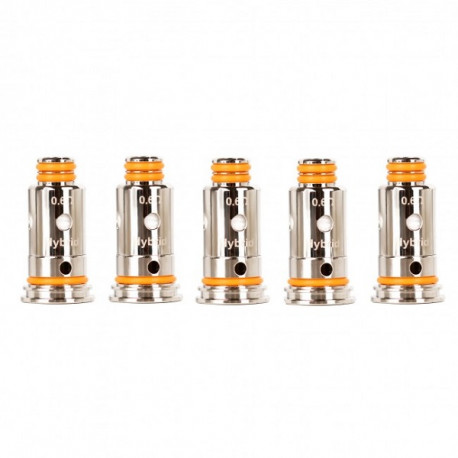 Pack de 5 résistances G coil ST 0.6ohm Aegis Pod GeekVape