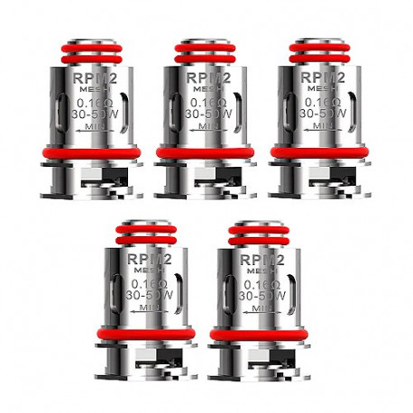 Pack de 5 résistances RPM2 Mesh 0.16ohm Smok