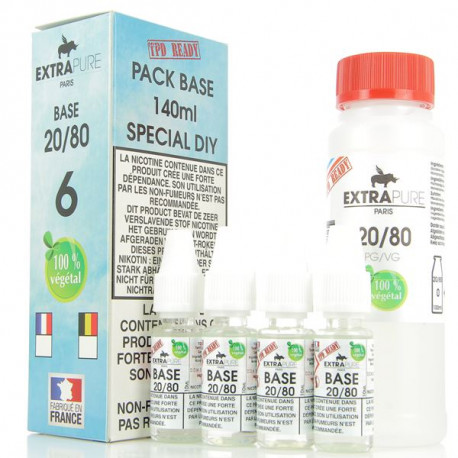 Pack Base 140ml 20/80 06mg Extrapure