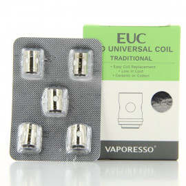 Pack de 5 résistances Traditional EUC Clapton 0.5ohm Vaporesso