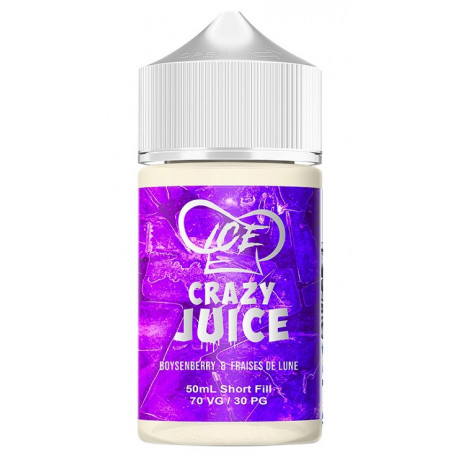 Boysenberry & Fraises De Lune Ice ZHC Mix Series Crazy Juice 50ml 00mg