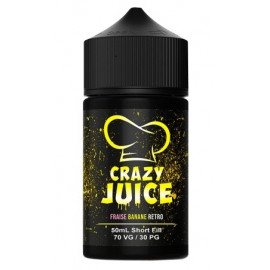Fraise Banane Retro Crazy Juice 50ml 00mg