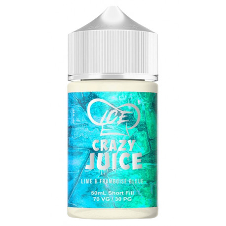 Lime & Framboise Bleue Ice Crazy Juice 50ml 00mg