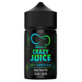 Lime & Framboise Bleue Crazy Juice 50ml 00mg