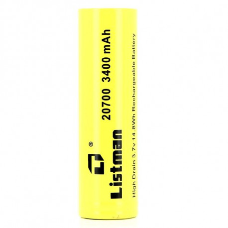 Accu 40A 20700 3400mah Listman