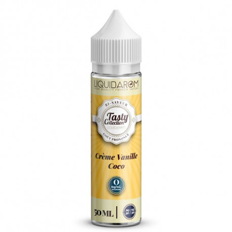 Crème Vanille Coco Tasty Collection Liquidarom 50ml 00mg