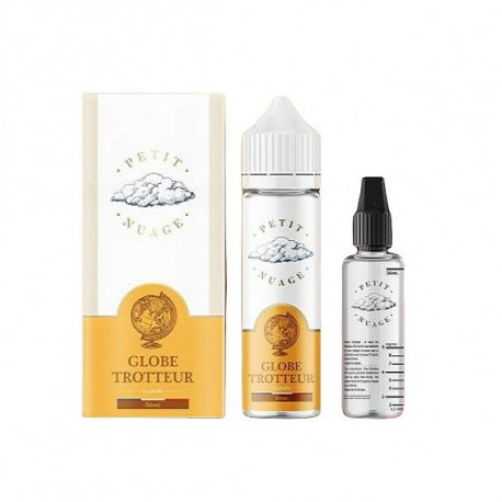 Globe Trotteur Petit Nuage 60ml 00mg + Fiole Vide 30ml Graduée