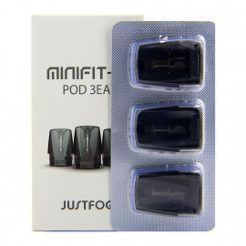 Pack de 3 Pod 1.9ml + résistance Mesh 0.8ohm Minifit S JustFog