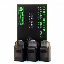 Pack de 3 Pod 3.5ml 0.8ohm Black Mini Beeper Wizman