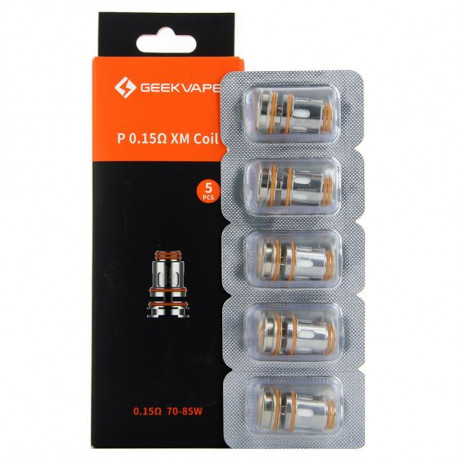 Pack de 5 résistances P 0,15ohm XM GeekVape