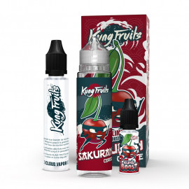 Pack 70ml + 10ml 18mg Sakuran Kung Fruits + Fiole Vide 30ml Graduée