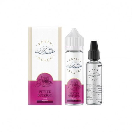 Petite Boisson Petit Nuage 60ml 00mg + Fiole Vide 30ml Graduée