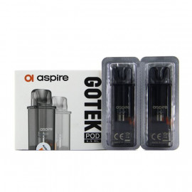 Pack de 2 pods 4.5ml + résistance Gotek X Aspire