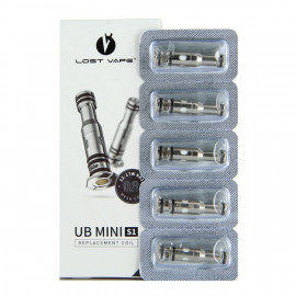 Pack de 5 résistances Mesh UB Mini Lost Vape