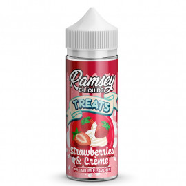 Strawberries & Crème Treats Ramsey E-Liquids 100ml 00mg
