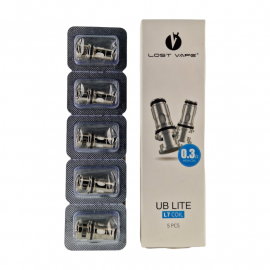 Pack de 5 résistances Mesh L7/L10/L8 Ultra Boost Lite Lost Vape