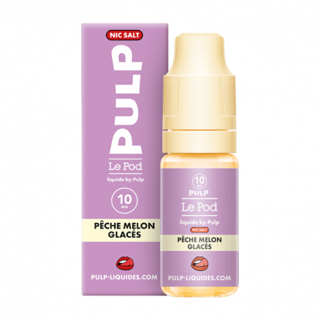 Pêche Melon Glacés Nic Salt Le Pod Liquide Pulp 10ml 20mg