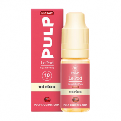 Thé Pêche Nic Salt Le Pod Liquide Pulp 10ml 20mg