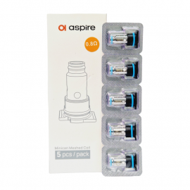 Pack de 5 résistances 0.8ohm Minican Aspire