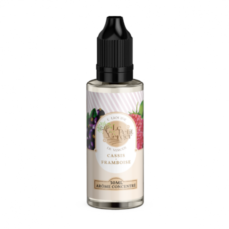 Cassis Framboise Concentre Le Petit Verger 30ml