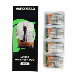 Pack de 4 pods 3ml + résistance Luxe Q Vaporesso