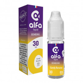 Candy Banane 70/30 Bonbons Alfaliquid 10ml