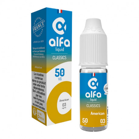 American 70/30 Classics Alfaliquid 10ml