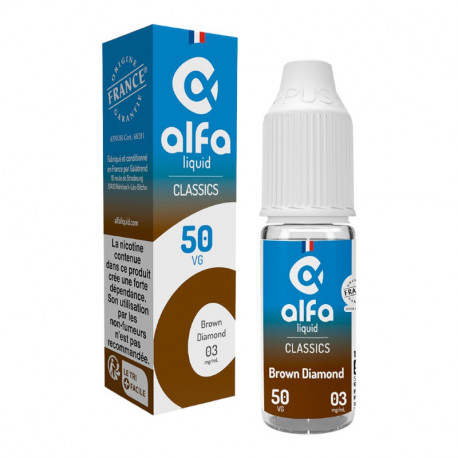 Brown Diamond 50/50 Classics Alfaliquid 10ml