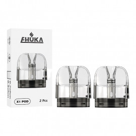 Pack de 2 Pods 10ml + résistance 0.3ohm Ehuka