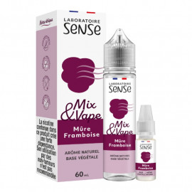 Pack 50ml + 10ml Mûre Framboise Sense - 03mg