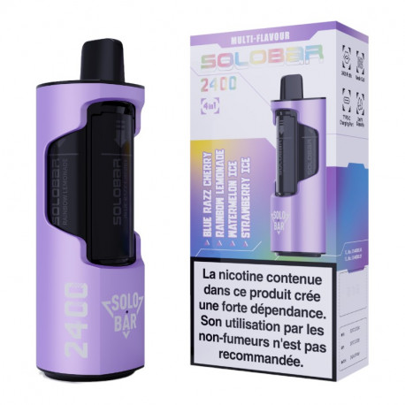 Kit Solobar 2400 4en1 (+ Pod 2ml 20mg) Solobar -... Kit Solobar 2400 4en1 (+ Pod 2ml 20mg) Solobar -...