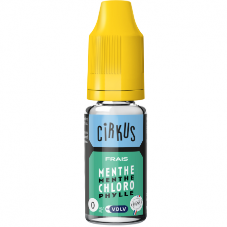 Menthe Chlorophylle Cirkus Frais By VDLV 10ml