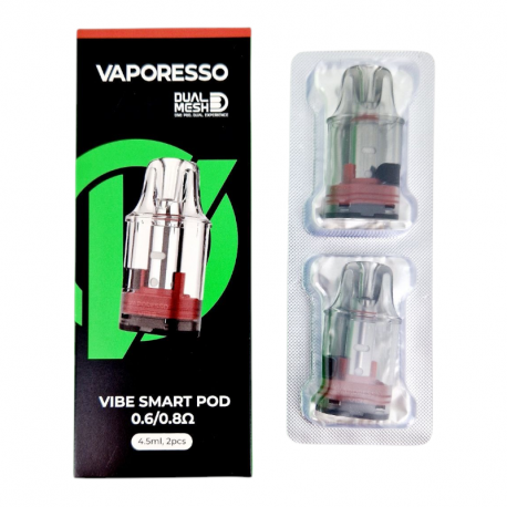 Pack de 2 Pods 4.5ml Dual Mesh Vibe Vaporesso