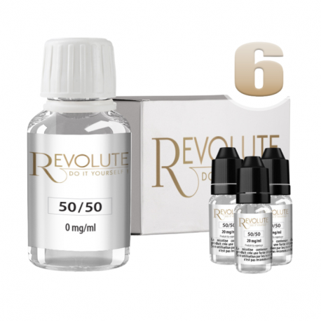 Pack DIY 115ml 50/50 06mg Revolute