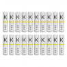 Lot de 20 filtres de remplacement Kiwi Vapor