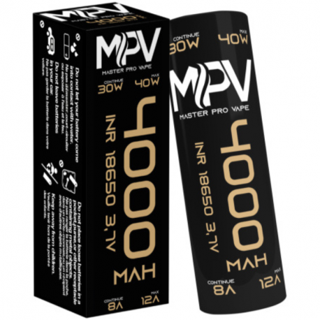 Accu 18A 18650 4000mAh MPV (+ boite rangement et notice) MPV