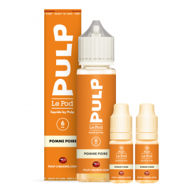 Pack 40ml + 2x10ml Pomme Poire Pod Liquide Pulp - 06mg
