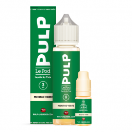 Pack 50ml + 10ml Menthe Verte Pod Liquide Pulp - 03mg