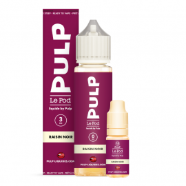 Pack 50ml + 10ml Raisin Noir Pod Liquide Pulp - 03mg