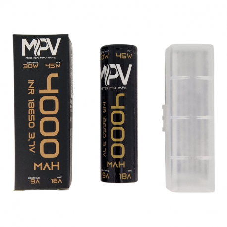 Accu 18A 18650 4000mAh MPV (+ boite rangement et notice) MPV