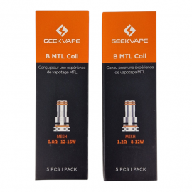 Pack de 5 résistance B MTL GeekVape