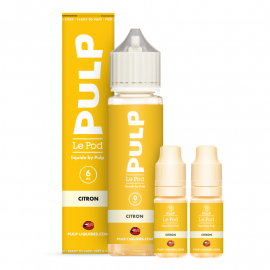 Pack 40ml + 2x10ml Citron Pod Liquide Pulp - 06mg
