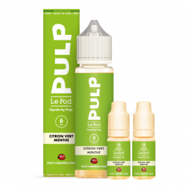 Pack 40ml + 2x10ml Citron Vert Menthe Pod Liquide Pulp - 06mg