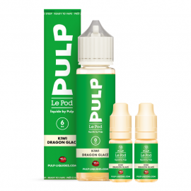 Pack 40ml + 2x10ml Kiwi Dragon Glacé Pod Liquide Pulp - 06mg