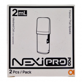 Pack de 2 pod 2ml + résistance Mesh 1.2ohm Nexi Pro Aspire